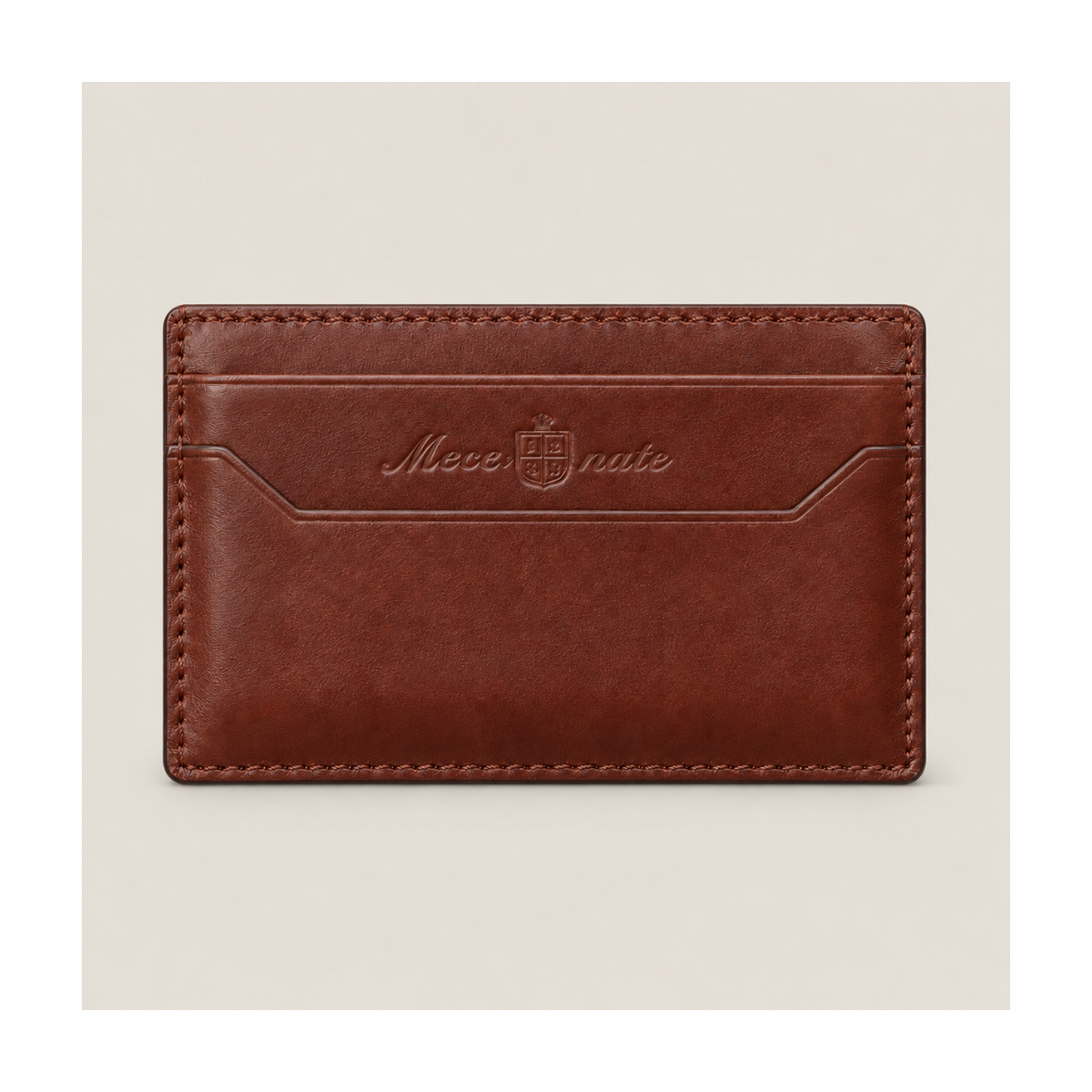 Mecenate Brown Cardholder