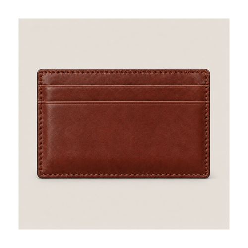 Mecenate Brown Cardholder