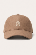 Mecenate Light Brown Wool Cap
